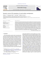 Dynamic overset CFD simulations of wind turbine aerodynamics