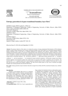 Entropy generation in bypass transitional boundary layer flows
