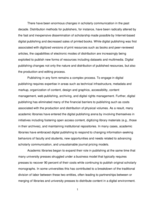 The Effect of Digital Publishing on Technical Services in University Libraries