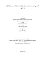 Diet, disease, and hibernation behavior of northern Idaho ground squirrels