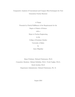 Comparative Analysis of Conventional and Compact Heat Exchangers for Next Generation Nuclear Reactors