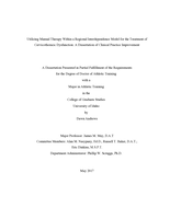 Utilizing Manual Therapy Within a Regional Interdependence Model for the Treatment of Cervicothoracic Dysfunction: A Dissertation of Clinical Practice Improvement