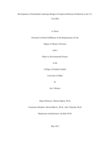 Development of Sustainable Landscape Designs for Improved Biomass Production in the U.S. Corn Belt