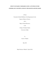 Effects of Habitat Rehabilitation Activities on Fish Assemblages and Populations in the Kootenai River, Idaho