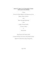 BIOFUEL IMPACT ON FOOD PRICE INDEX AND LAND USE CHANGE