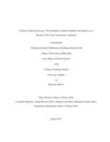 Toward a Clearer Democracy: The Readability of Idaho Supreme Court Opinions as a Measure of the Court’s Democratic Legitimacy