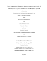 Forest Fragmentation Influences on the Genetic Structure and Diversity of Understory tree Symphonia globulifera: an Interdisciplinary Approach