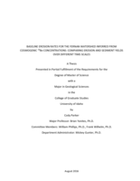 Baseline Erosion Rates for the Fernan Watershed: Comparing Erosion and Sediment Yields Over Different Time-Scales
