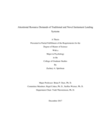 Attentional Resource Demands of Traditional and Novel Instrument Landing Systems