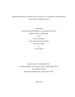 Apparel Design Students and Motivations for Creativity: An Explanatory-Sequential Study Using Cognitive Orientation Theory