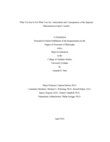 What You See Is Not What You Get: Antecedents and Consequences of the Imposter Phenomenon in Sport Coaches