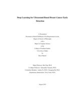 Deep Learning for Ultrasound-based Breast Cancer Early Detection