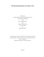 The Physiological Response of Conifers to Fire