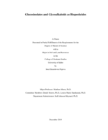 Glucosinolates and Glycoalkaloids as Biopesticides
