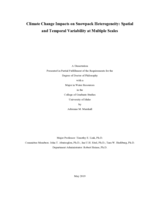 Climate Change Impacts on Snowpack Heterogeneity: Spatial and Temporal Variability at Multiple Scales