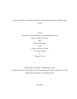 Seismic Tremor Reveals Spatial Organization and Temporal Changes of Subglacier Water System