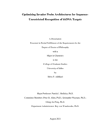 Optimizing Invader Probe Architectures for Sequence-Unrestricted Recognition of dsDNA Targets
