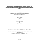 Biostratigraphy of Devonian-Mississippian Sappington Formation and Devonian Trident Member of Three Forks Formation in Southwestern Montana, U.S.A.