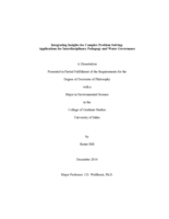 Integrating Insights for Complex Problem Solving:  Applications for Interdisciplinary Pedagogy and Water Governance