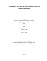 Polyampholyte Hydrogels for Tissue Engineering and Drug Delivery Applications