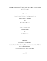 Oil and gas reclamation on US public lands: improving the process with land potential concepts