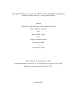 Strain-Specific Resistance to Potato virus Y (PVY) in Potato and its Effect on the Relative Abundance of PVY Strains in Commercial Potato Fields