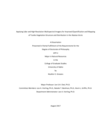Applying Lidar and High-Resolution Multispectral Imagery for Improved Quantification and Mapping of Tundra Vegetation Structure and Distribution in the Alaskan Arctic