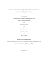 Effectiveness and Causal Mechanisms for a ‘Life after Sport’ Career Development Intervention with Collegiate Student-Athletes
