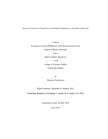 Seasonal Variation in Empirical and Modeled Periphyton at the Watershed Scale