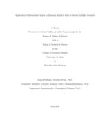 Application of Hierarchical Bayes to Estimate Relative Risk of Suicide in Idaho Counties