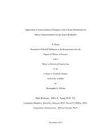 Application of Autocorrelation Principles to the Current Distribution for Direct Characterization of Line Source Radiation