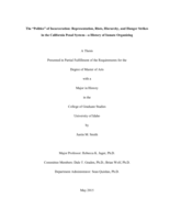 The “Politics” of Incarceration: Representation, Riots, Hierarchy, and Hunger Strikes in the California Penal System—a History of Inmate Organizing