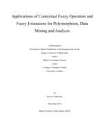 Applications of Contextual Fuzzy Operators and Fuzzy Extensions for Polymorphism, Data Mining and Analysis