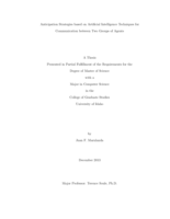 Anticipation Strategies based on Artificial Intelligence Techniques for Communication between Two Groups of Agents