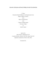 Alternative fabrication and muscle profiling of the beef top sirloin butt