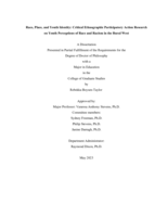 Race, Place, and Youth Identity: Critical Ethnographic Participatory Action Research on Youth Perceptions of Race and Racism in the Rural West
