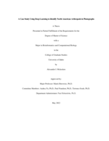 A Case Study Using Deep Learning to Identify North American Arthropods in Photographs