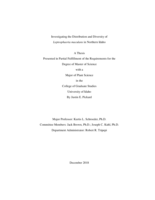Investigating the Distribution and Diversity of Leptosphaeria maculans in Northern Idaho