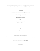 Didymosphenia geminata in the Kootenai River in Libby, Montana: Nuisance Mat Characteristics and Management Strategies for Long-term Suppression