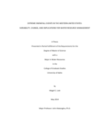 Extreme snowfall events in the western United States: variability, change, and implications for water resource management