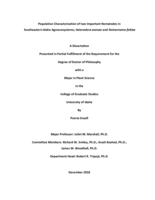 Population Characterization of two Important Nematodes in Southeastern Idaho Agroecosystems; Heterodera avenae and Steinernema feltiae