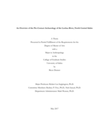 An Overview of the Pre-Contact Archaeology of the Lochsa River, North Central Idaho