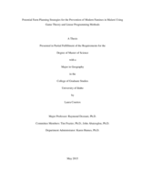 Potential Farm Planning Strategies for the Prevention of Modern Famines in Malawi Using Game Theory and Linear Programming Methods