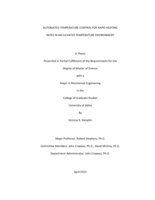 AUTOMATED TEMPERATURE CONTROL FOR RAPID HEATING   RATES IN AN ELEVATED TEMPERATURE ENVIRONMENT