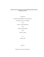 Isolation of electrode performance issues for lithium ion batteries during calendar and cycle life