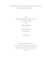 Using a Sinusoidal Water Temperature Signal to Relate Sediment Thermal Properties with Sediment Composition Within Streambeds