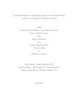 On the Stefan Problem with Internal Heat Generation and Prescribed Heat Flux Conditions at the Boundary in Cylindrical Coordinates