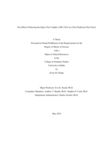 Fire Effects Following the Egley Fire Complex (OR, USA) in a Dry Ponderosa Pine Forest