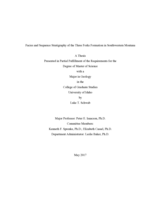 Facies and Sequence Stratigraphy of the Three Forks Formation in Southwestern Montana