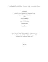 An Explicit Theta Lift from Hilbert to Siegel Paramodular Forms